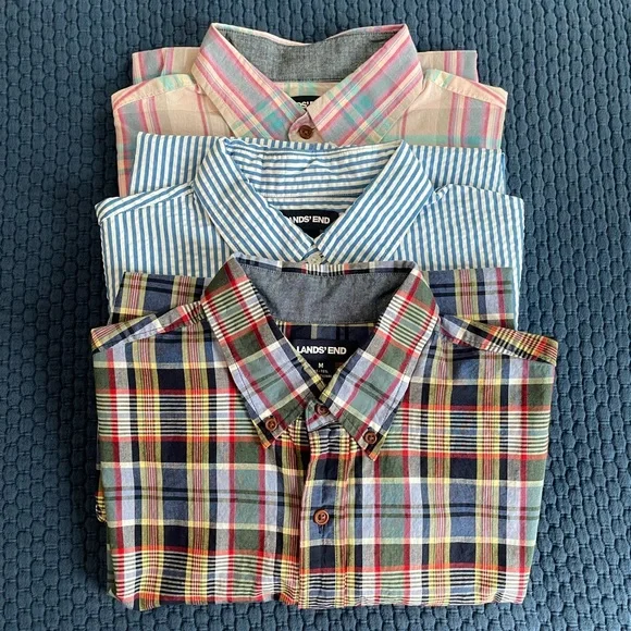 Lands End Mens Shirt Set - Picture 1 of 7
